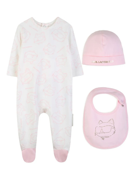  Karl Lagerfeld Kids Patterned Pyjamas - White 