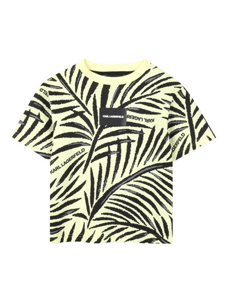  Karl Lagerfeld Kids Printed T-shirt - Yellow 