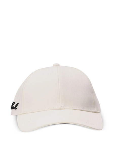  Karl Lagerfeld K/signature Baseball Cap - White 