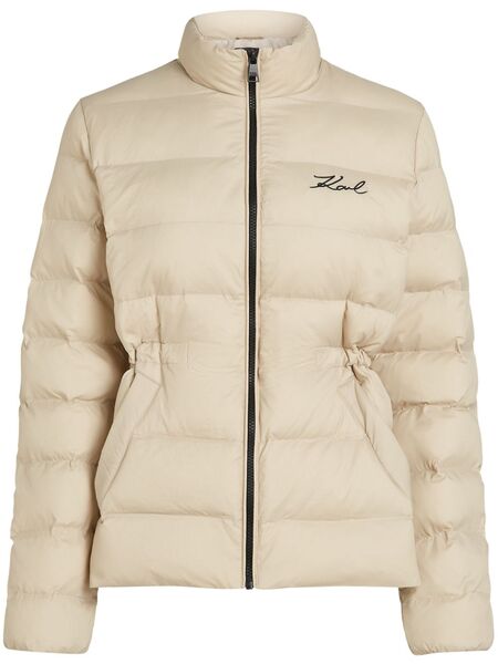  Karl Lagerfeld K/signature Puffer Jacket - Neutrals 
