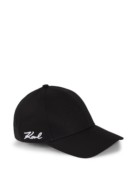  Karl Lagerfeld Logo Cap - Black 