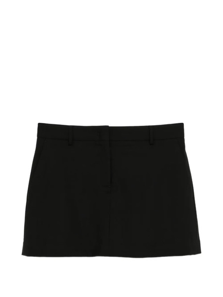  Karl Lagerfeld Logo-plaque Mini Skorts - Black 