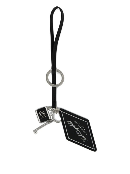  Karl Lagerfeld Logo-print Keyring - Black 