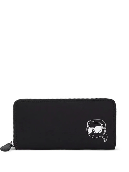  Karl Lagerfeld Logo-print Wallet - Black 