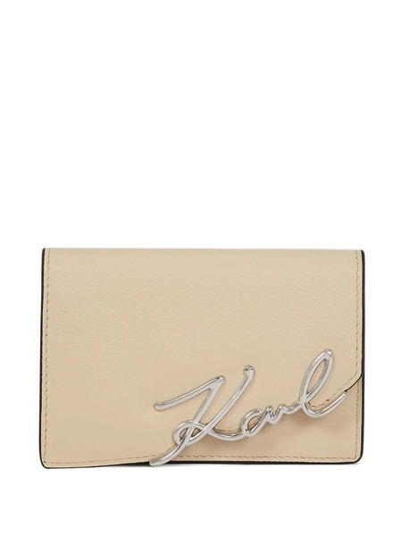  Karl Lagerfeld Logo Wallet - Neutrals 