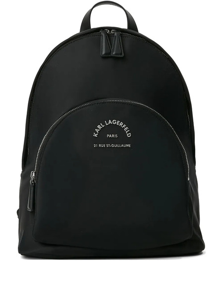  Karl Lagerfeld Medium Rue St-guillaume Backpack - Black 