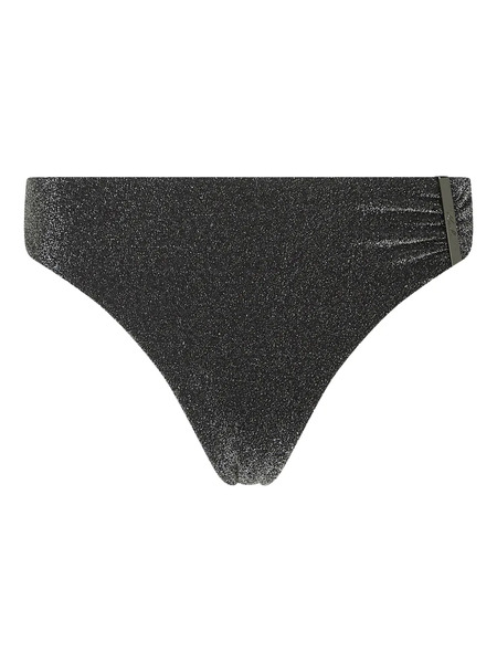  Karl Lagerfeld Metallic Bikini Briefs - Black 