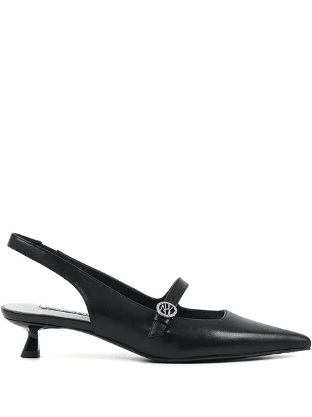  Karl Lagerfeld 30mm Pasha Pointed Pumps - Black 