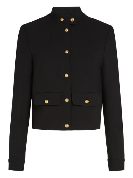  Karl Lagerfeld Mock-neck Jacket - Black 