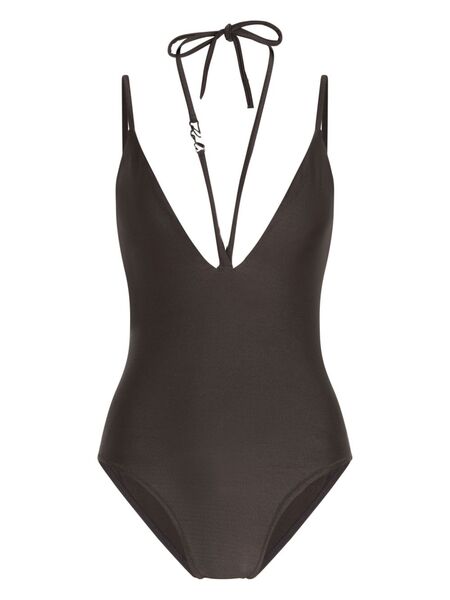  Karl Lagerfeld Multi-strap Swimsuit - Brown 