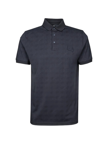  Karl Lagerfeld Patterned Polo Shirt - Grey 