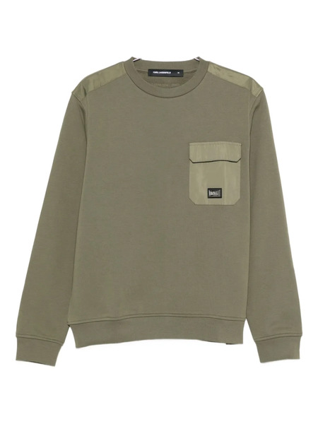  Karl Lagerfeld Shoulder-panel Sweatshirt - Green 