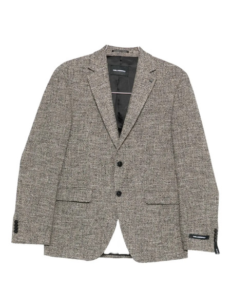 Karl Lagerfeld Single-breasted Blazer - Brown 