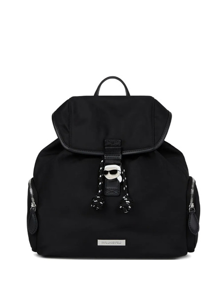  Karl Lagerfeld Small Ikon Backpack - Black 