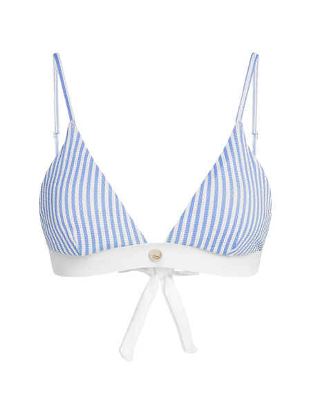 Karl Lagerfeld Stripped Bikini Top - Blue 