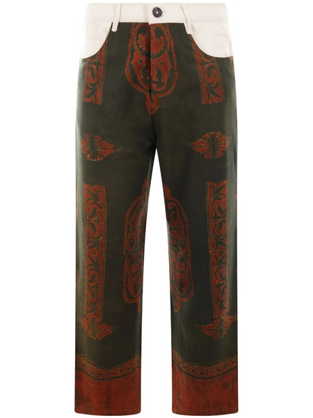  Kartik Research Printed Trousers - Neutrals 
