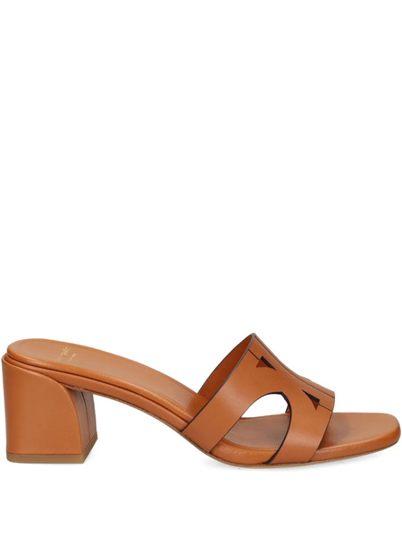  Kate Spade 60mm Double K Mules - Brown 