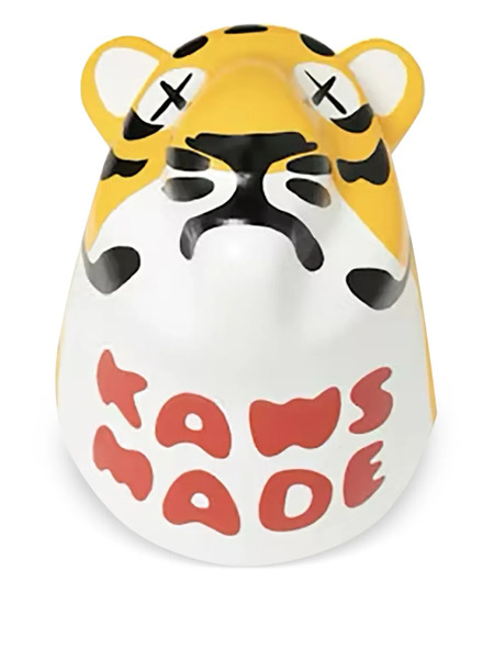  Kaws X Human Made Tiger Pulp Figure - Yellow 
