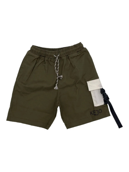  Kejo Cargo Pocket Shorts - Green 