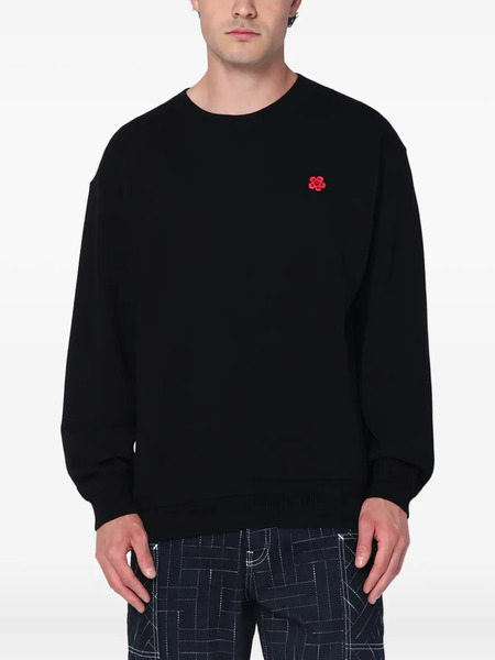  Kenzo Boke Flower Crew-neck Sweater - Black 