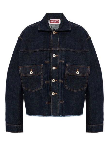  Kenzo Button Embellished Jacket - Blue 