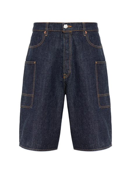  Kenzo Cargo-style Denim Shorts - Blue 