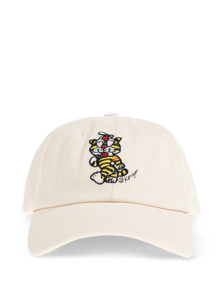  Kenzo Cartoon Embroidered Baseball Cap - Neutrals 