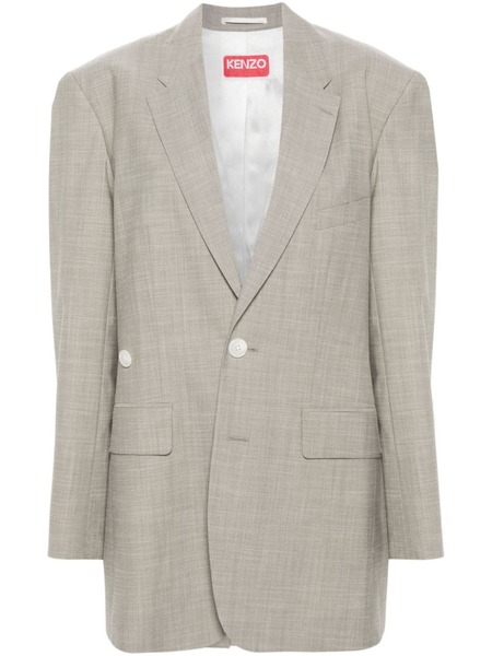  Kenzo Double-breasted Blazer - Grey 