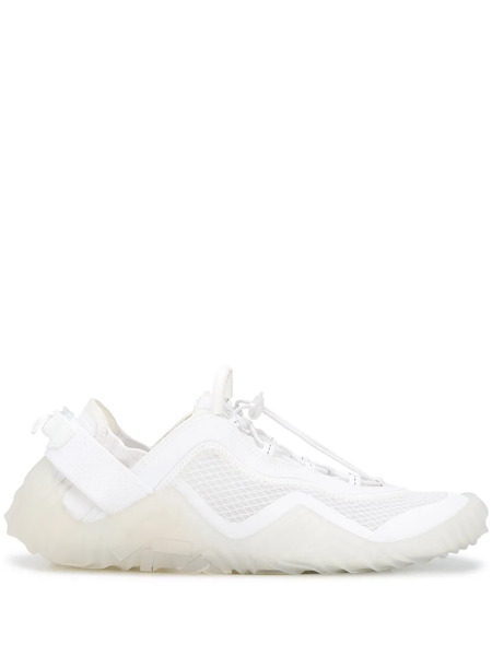 Kenzo Drawstring Logo-patch Sneakers - White 