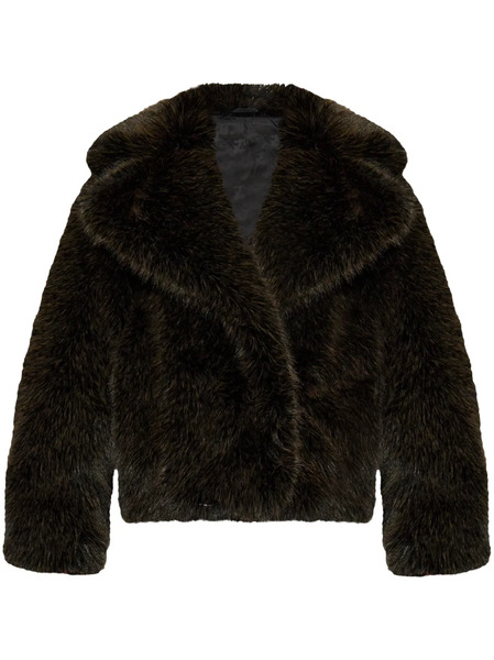  Kenzo Faux Fur Jacket - Brown 