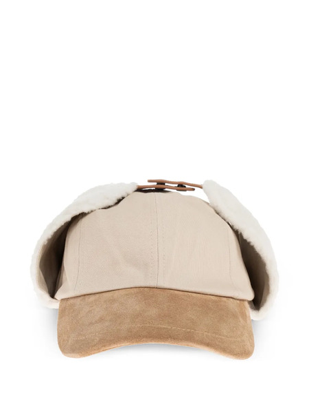  Kenzo Fleece-trimmed Baseball Cap - Neutrals 
