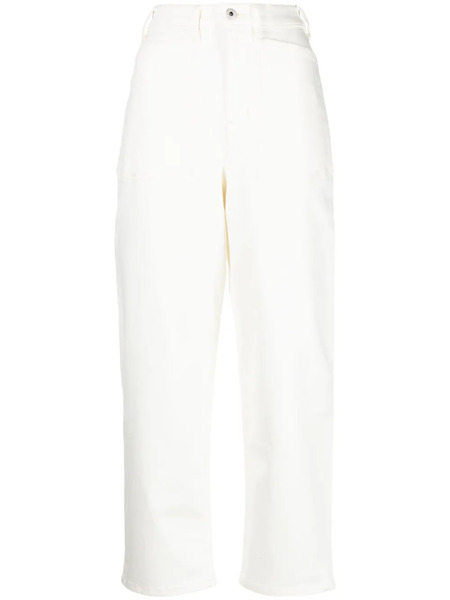  Kenzo High-rise Straight-leg Jeans - White 
