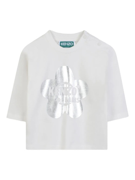  Kenzo Kids Boke Flower Metallic T-shirt - White 