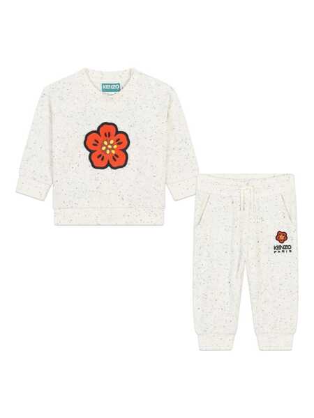  Kenzo Kids Boke Flower Speckled Tracksuit - Neutrals 
