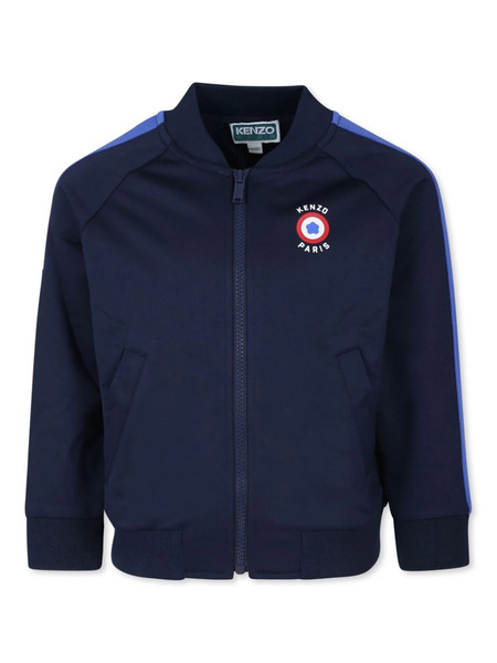  Kenzo Kids Boke Flower Zip-up Jacket - Blue 