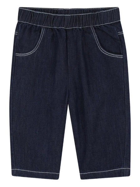  Kenzo Kids Contrast-stitching Jeans - Blue 
