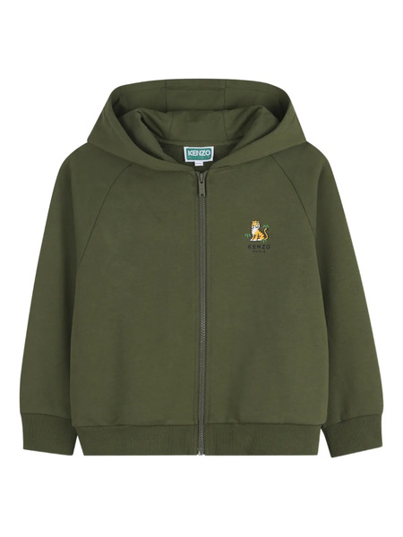 Kenzo Kids Cotton Hoodie - Green 