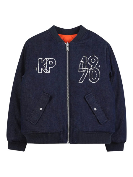  Kenzo Kids Denim Bomber Jacket - Blue 