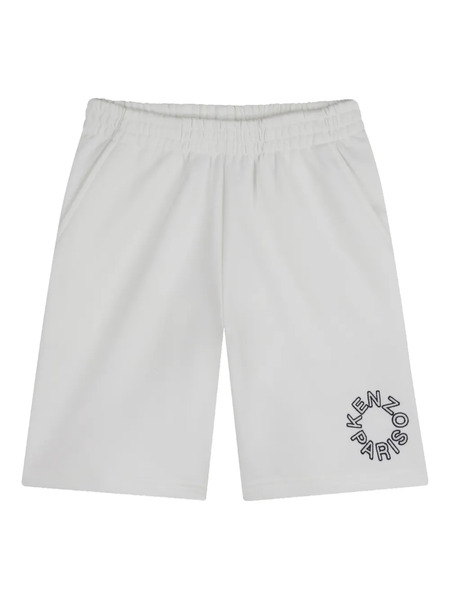  Kenzo Kids Logo Shorts - Neutrals 