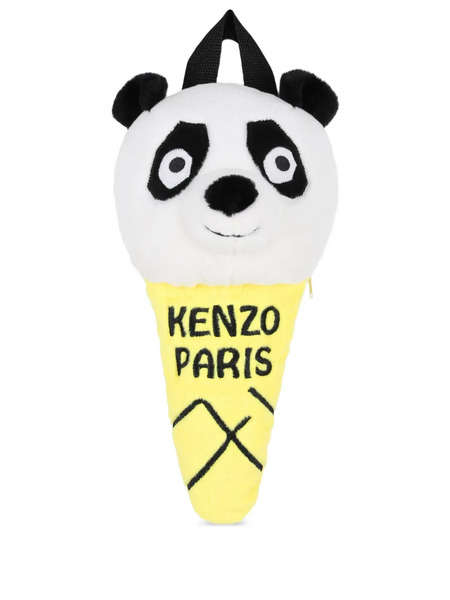 Kenzo Kids Panda Cone Backpack - White 