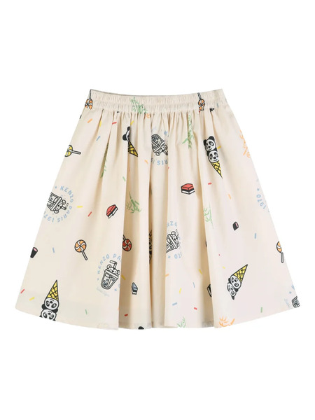  Kenzo Kids Printed Skirt - Neutrals 
