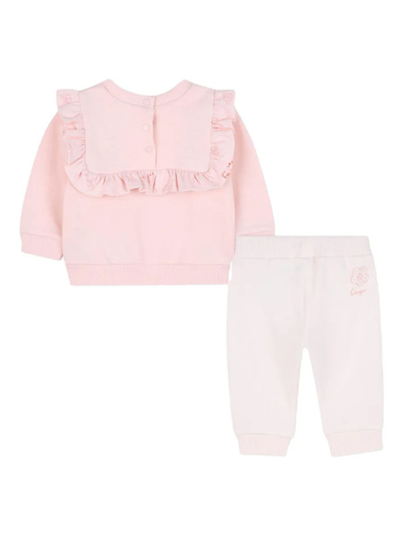  Kenzo Kids Ruffled Two-piece Set - Pink 