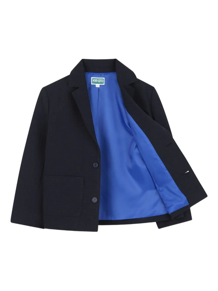  Kenzo Kids Single-breasted Blazer - Blue 
