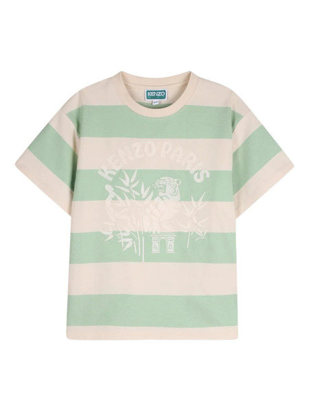 Kenzo Kids Striped T-shirt - Neutrals 