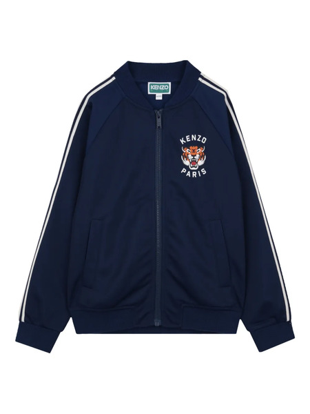  Kenzo Kids Tiger-print Sweatshirt - Blue 