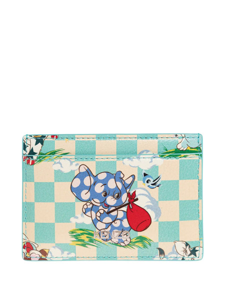  Kenzo Leather Cardholder - Blue 