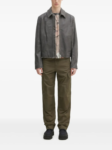  Kenzo Leather Jacket - Grey 