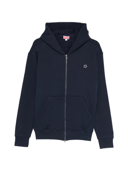  Kenzo Logo-patch Hoodie - Blue 