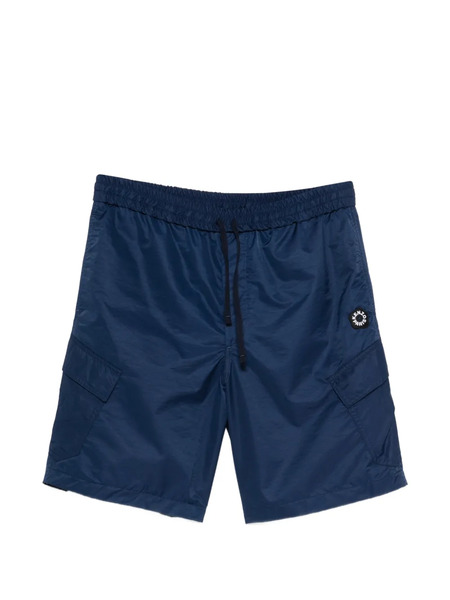  Kenzo Logo-patch Shorts - Blue 