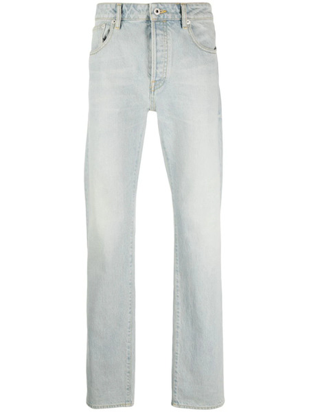  Kenzo Logo-patch Slim-fit Jeans - Blue 